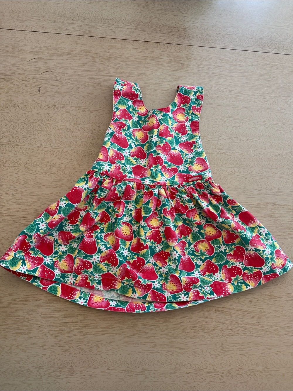 Made in USA Osh Kosh Vintage 90’s Strawberry Print Sundress - Girls